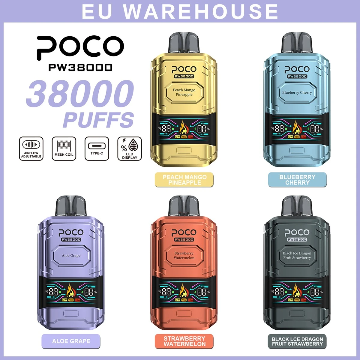 POCO 38000 PUFF POCO 38000 PUFF